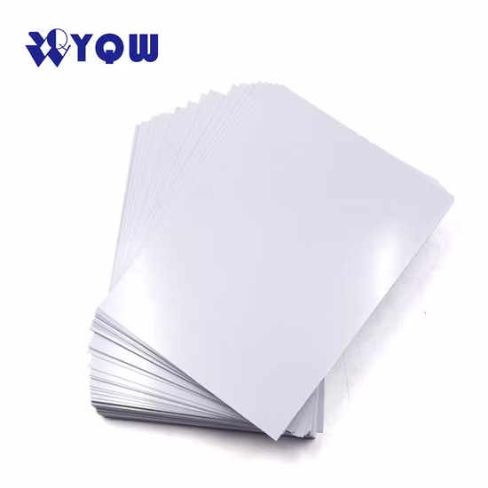 Venda quente de folha de PVC para impressão digital HP Indigo branca para produção de cartões